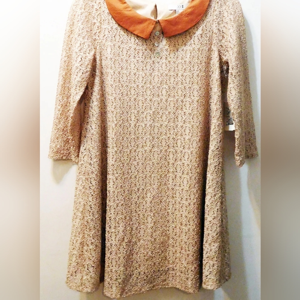 NWT Y2K Forever 21 Lace Peter Pan collar dress
